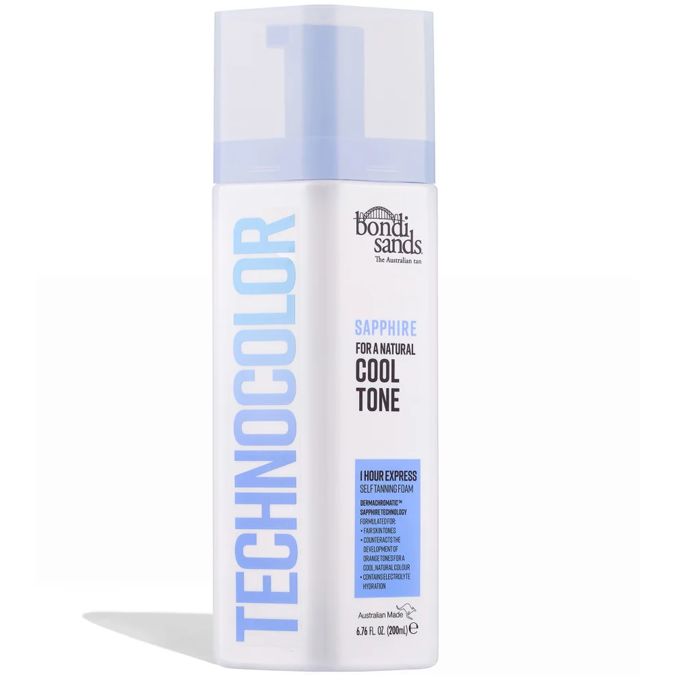 Bondi Sands Technocolor 1 Hour Express Self Tanning Foam - Sapphire 200ml Imagen 1