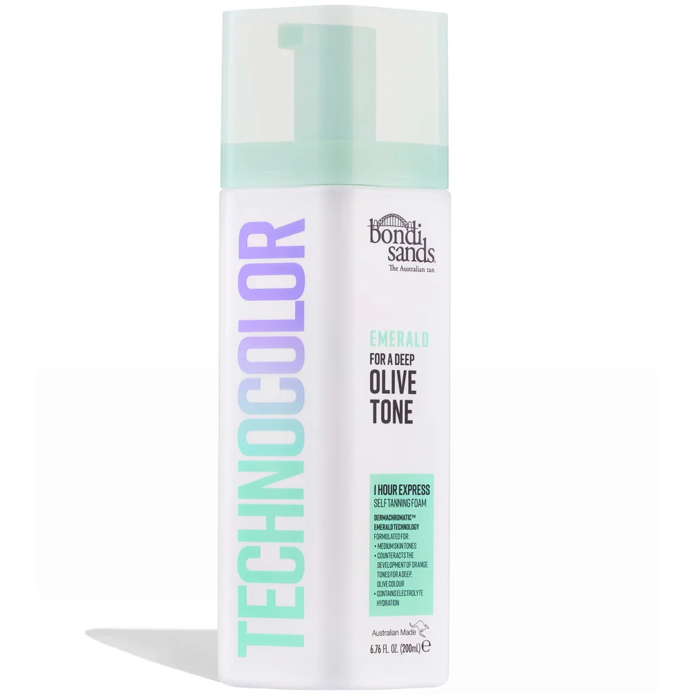 Bondi Sands Technocolor 1 Hour Express Self Tanning Foam - Emerald 200ml Imagen 1