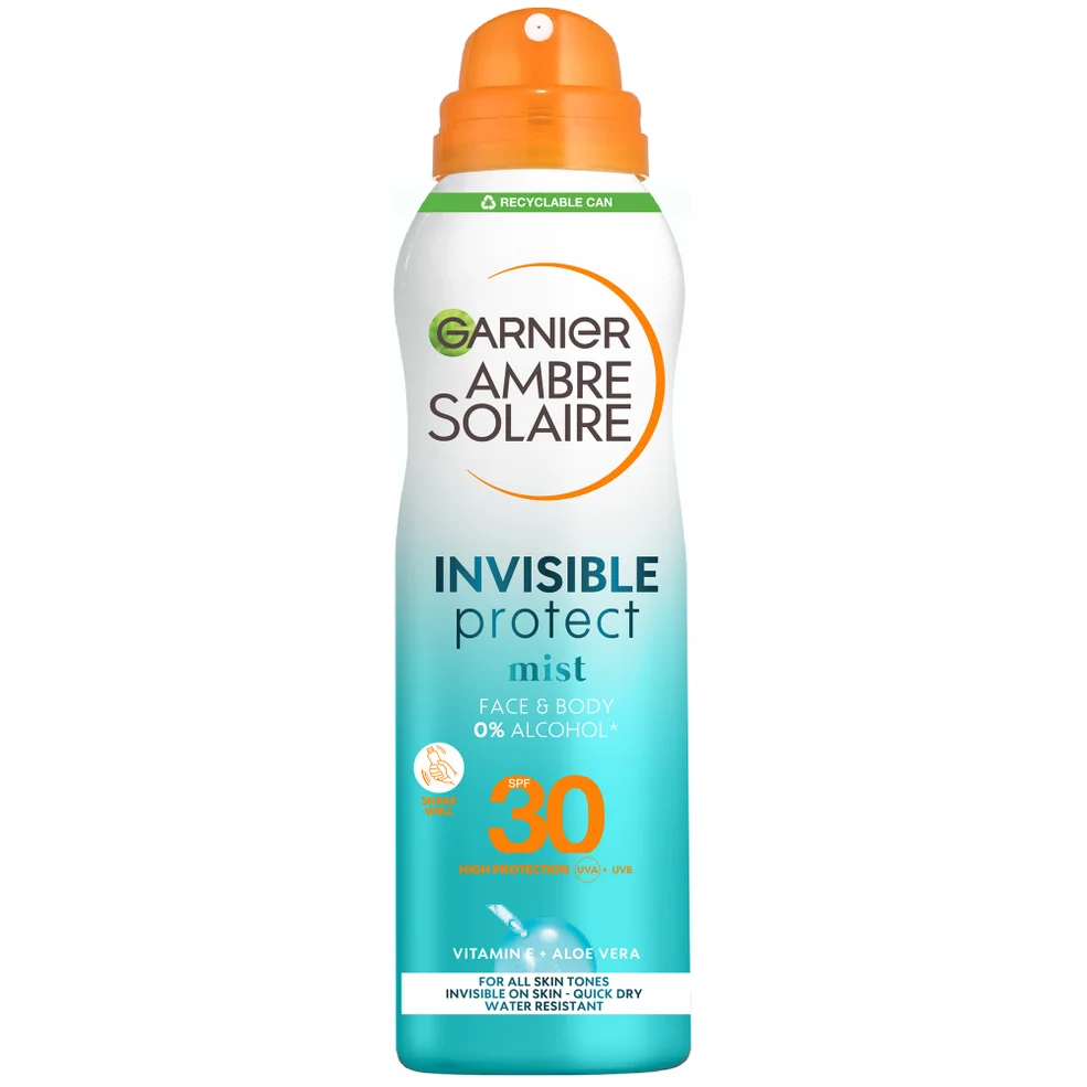 Garnier Ambre Solaire SPF 30 Invisible Protect Mist Spray 200ml Imagen 1
