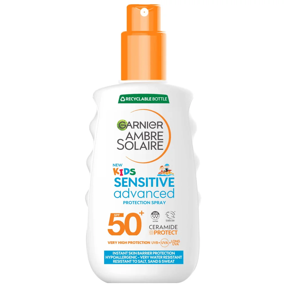 Garnier Ambre Solaire Kids' SPF 50+ Sensitive Advanced Sun Spray 150ml Imagen 1