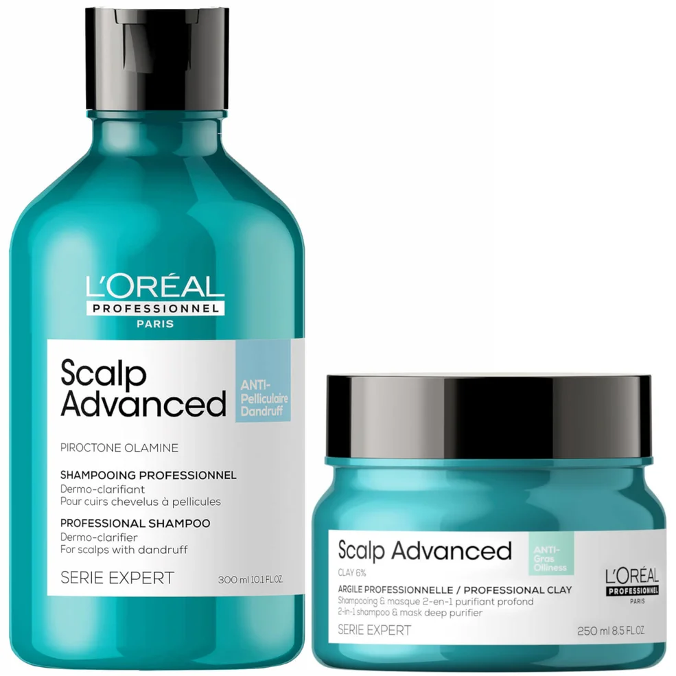 L'Oréal Professionnel Serié Expert Scalp Advanced Anti-Dandruff Shampoo and Mask Routine for Oily Dandruff Hair Imagen 1