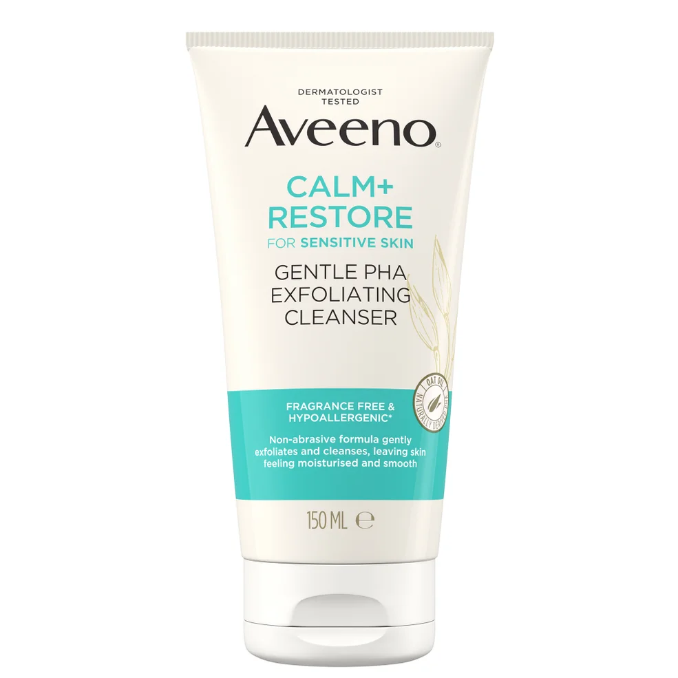 Aveeno Face Calm+Restore Gentle PHA Exfoliating Cleanser 150ml Imagen 1