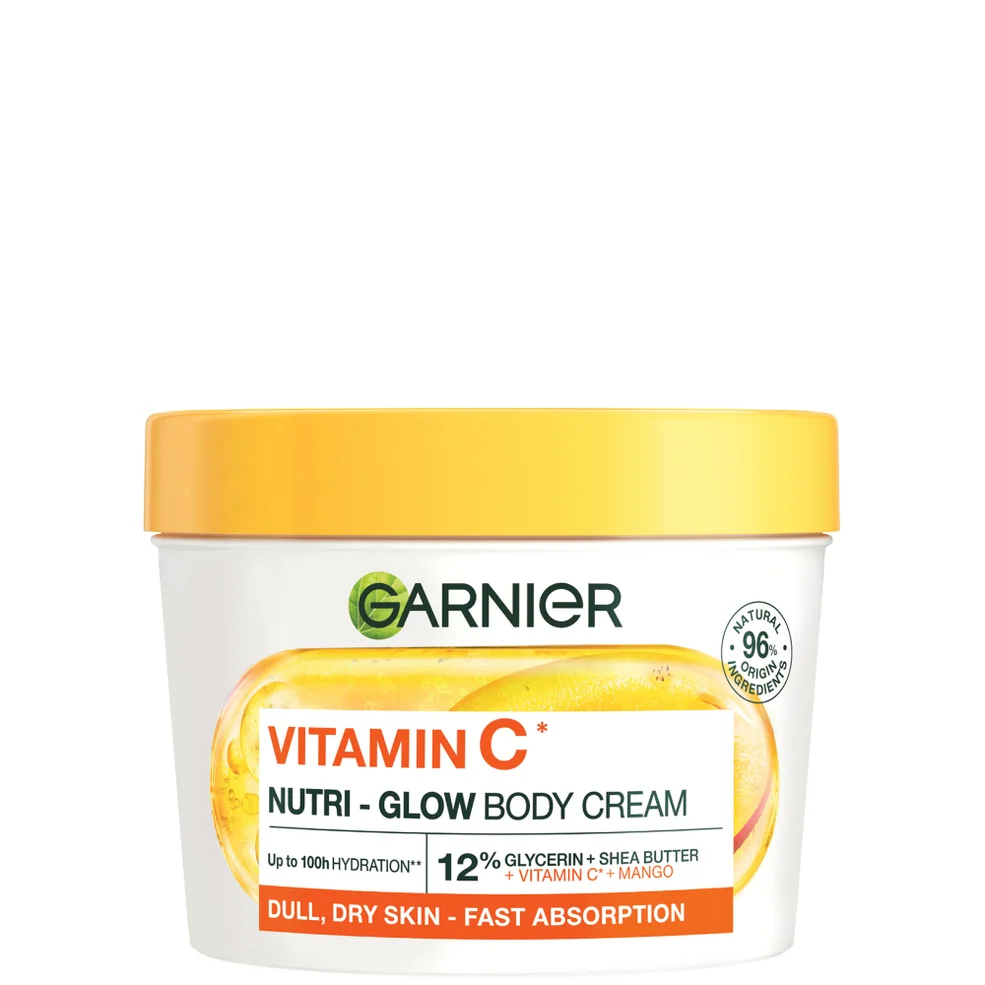 Crema corporal con vitamina C y mango Superfood Nutri Glow de Garnier 380 ml Imagen 1