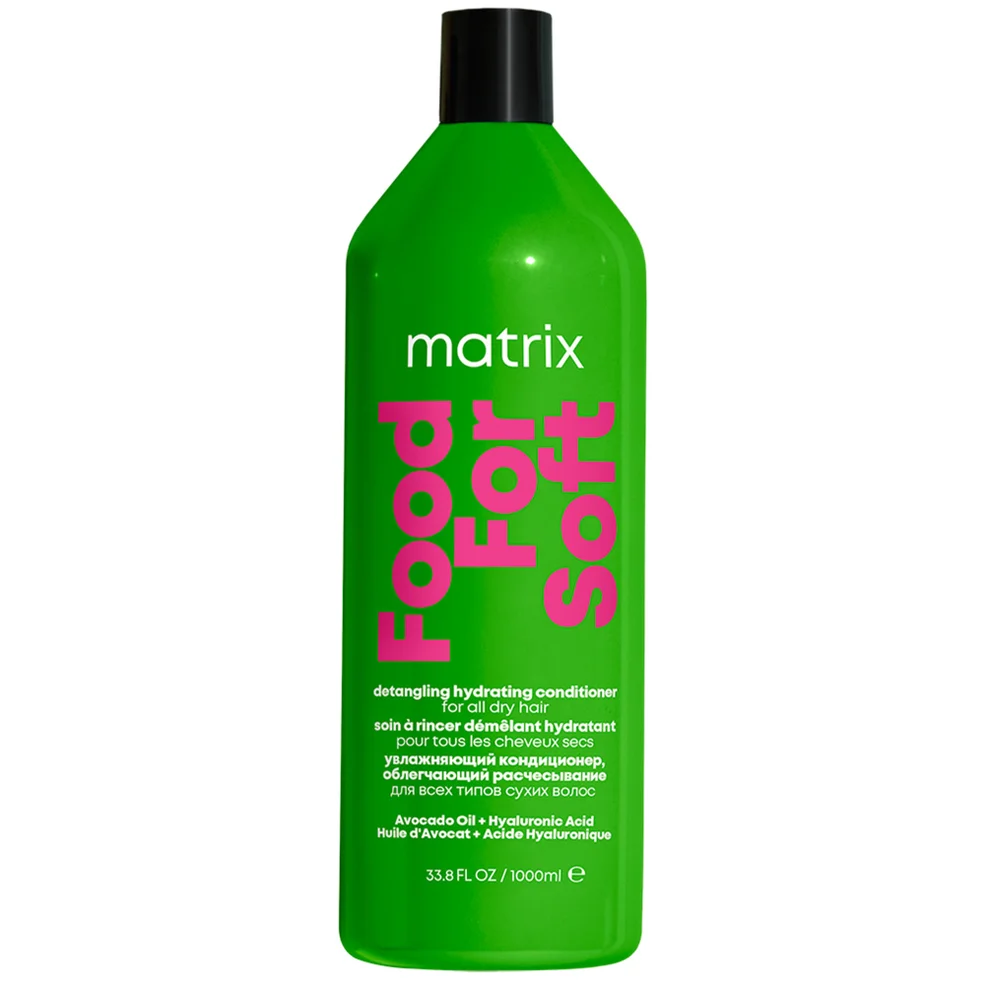 Matrix Food For Soft Detangling Conditioner with Avocado Oil and Hyaluronic Acid For Dry Hair 1000ml Imagen 1