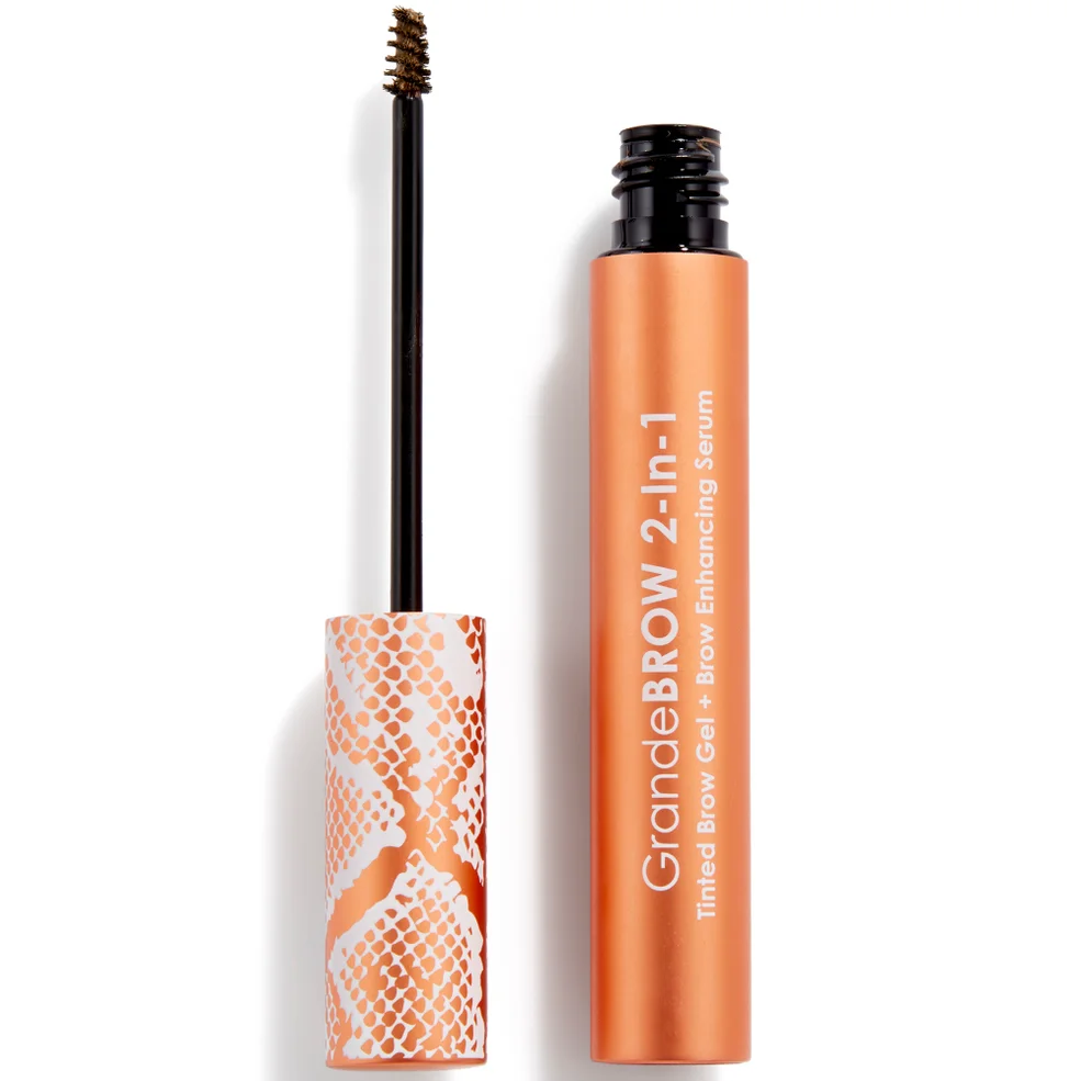 GRANDE Cosmetics GrandeBROW 2-in-1 Tinted Brow Gel and Brow Enhancing Serum 3.5ml (Various Shades) Imagen 1
