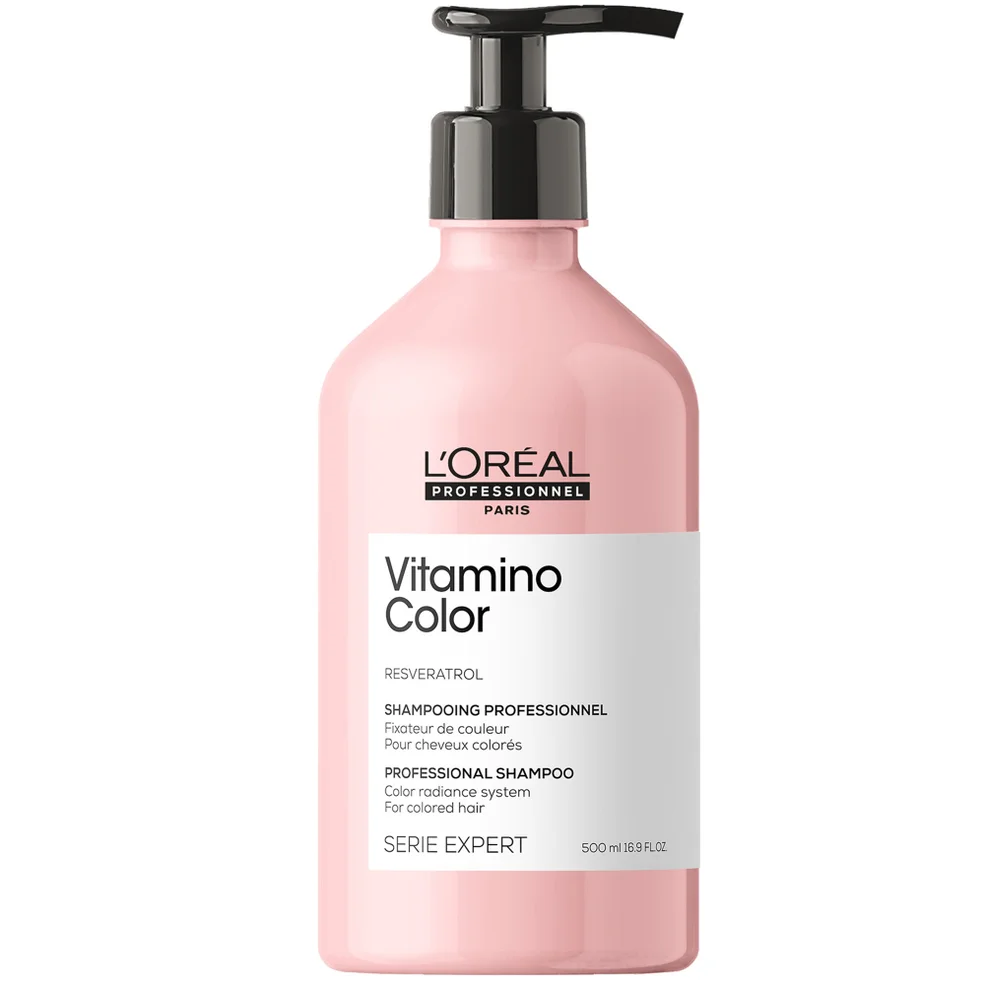 L'oreal Paris - L'Oreal Professionel Serie Expert Vitamino Color Resveratrol Shampoo For Color Radiance 500ml/16.9 Oz - 500ml/16 Imagen 1