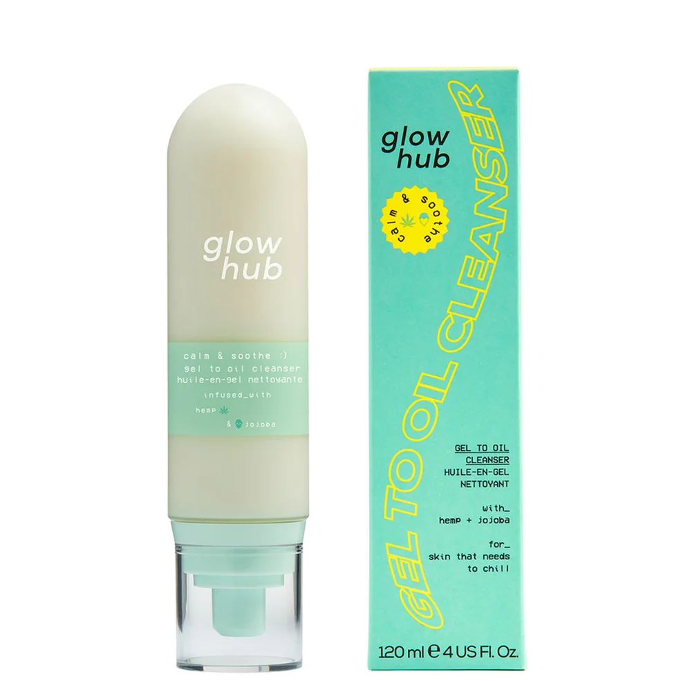 Glow Hub Calm & Soothe Gel to Oil Cleanser 120ml Imagen 1