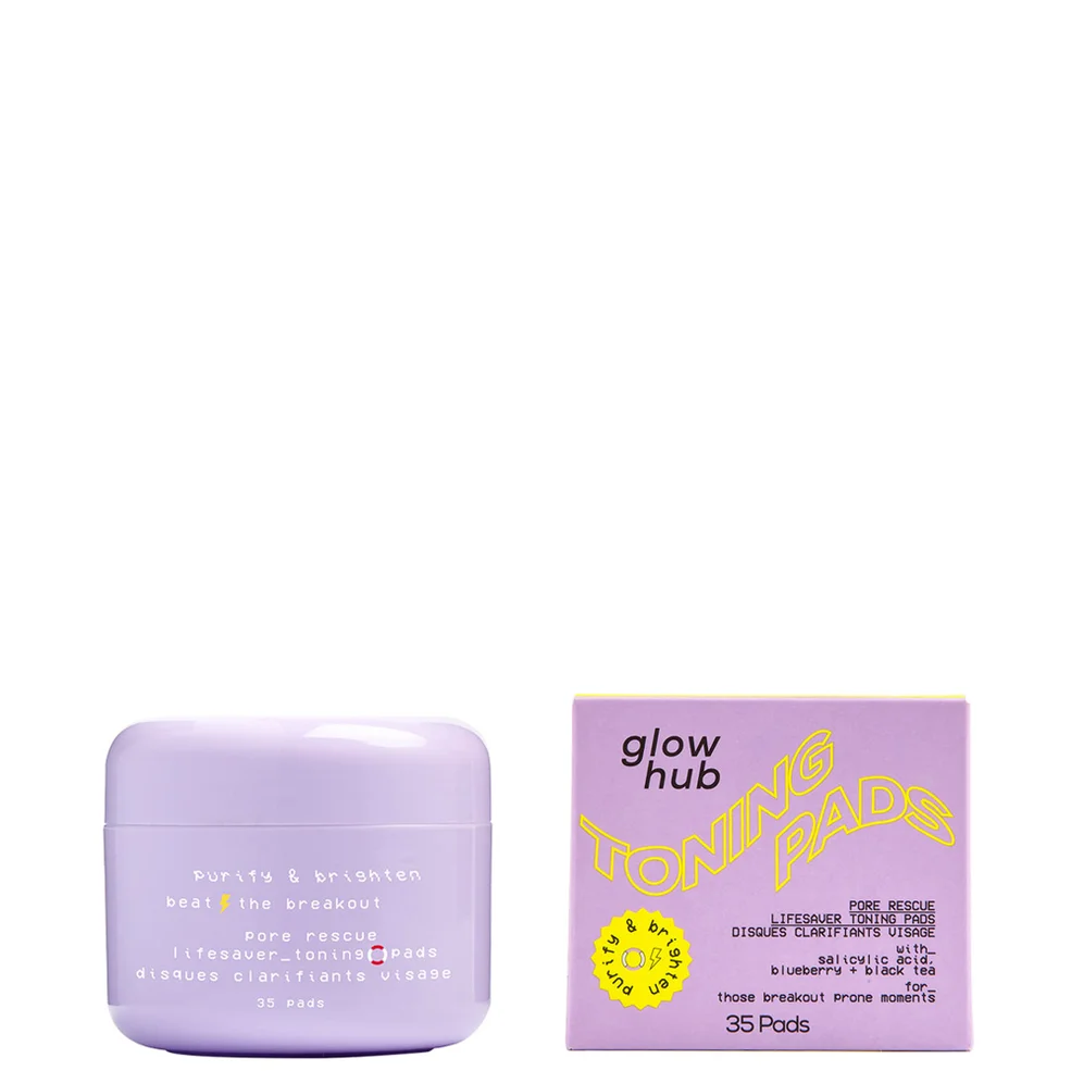 Glow Hub Purify & Brighten Pore Rescue Toning Pads 35pk Imagen 1