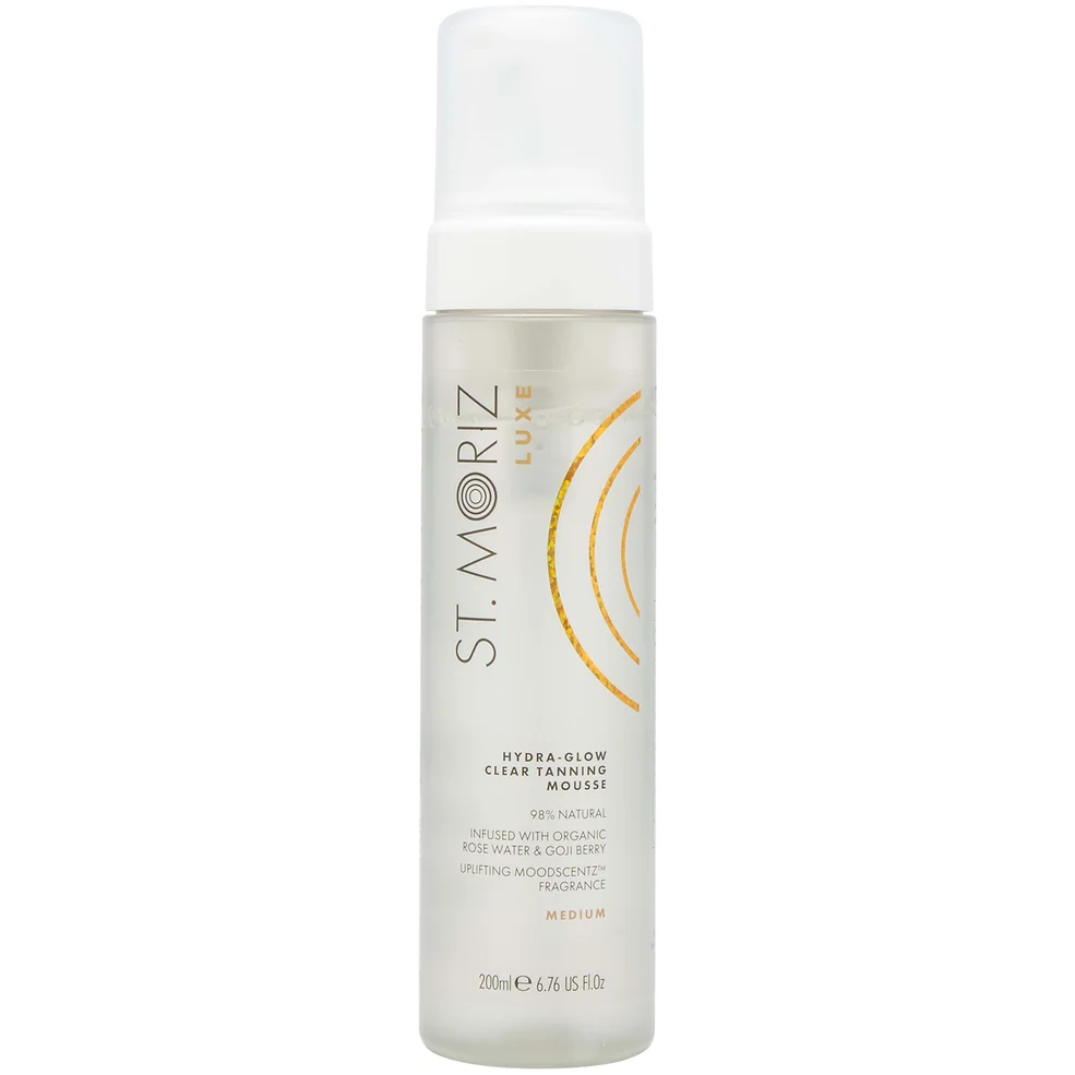 St. Moriz Luxe Hydra-Glow Clear Tanning Mousse - Medium 200ml Imagen 1