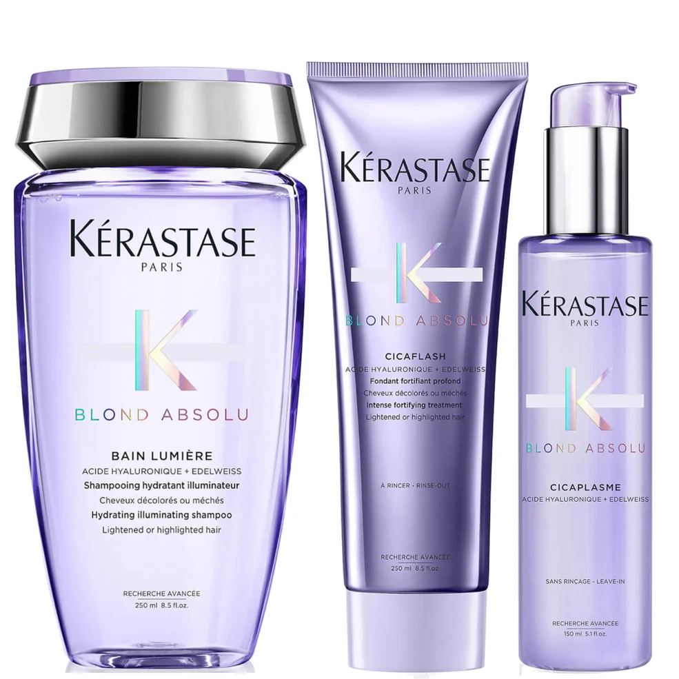 Kérastase Blond Absolu Shampoo, Conditioner and Treatment Hair Routine for Lightened or Highlighted Hair Imagen 1
