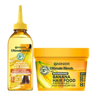 Rutina de tratamiento intensivo y nutritivo de plátano Ultimate Blends Hair Food de Garnier - undefined undefined