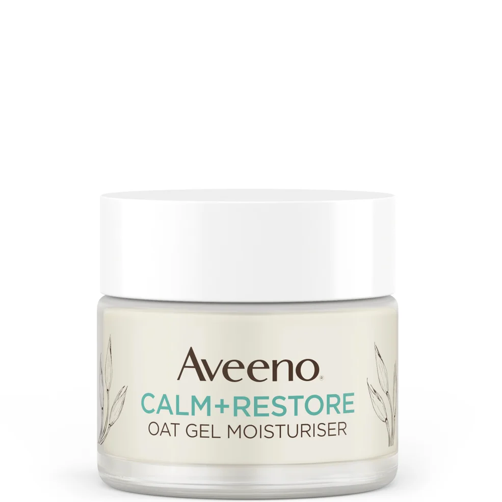 Aveeno Face Calm and Restore Oat Gel Moisturiser 50ml Imagen 1