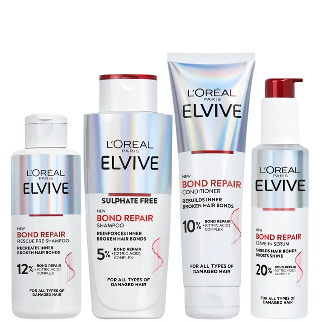 Paquete para cabello dañado Elvive Bond Repair Full Routine de L'Oréal Paris