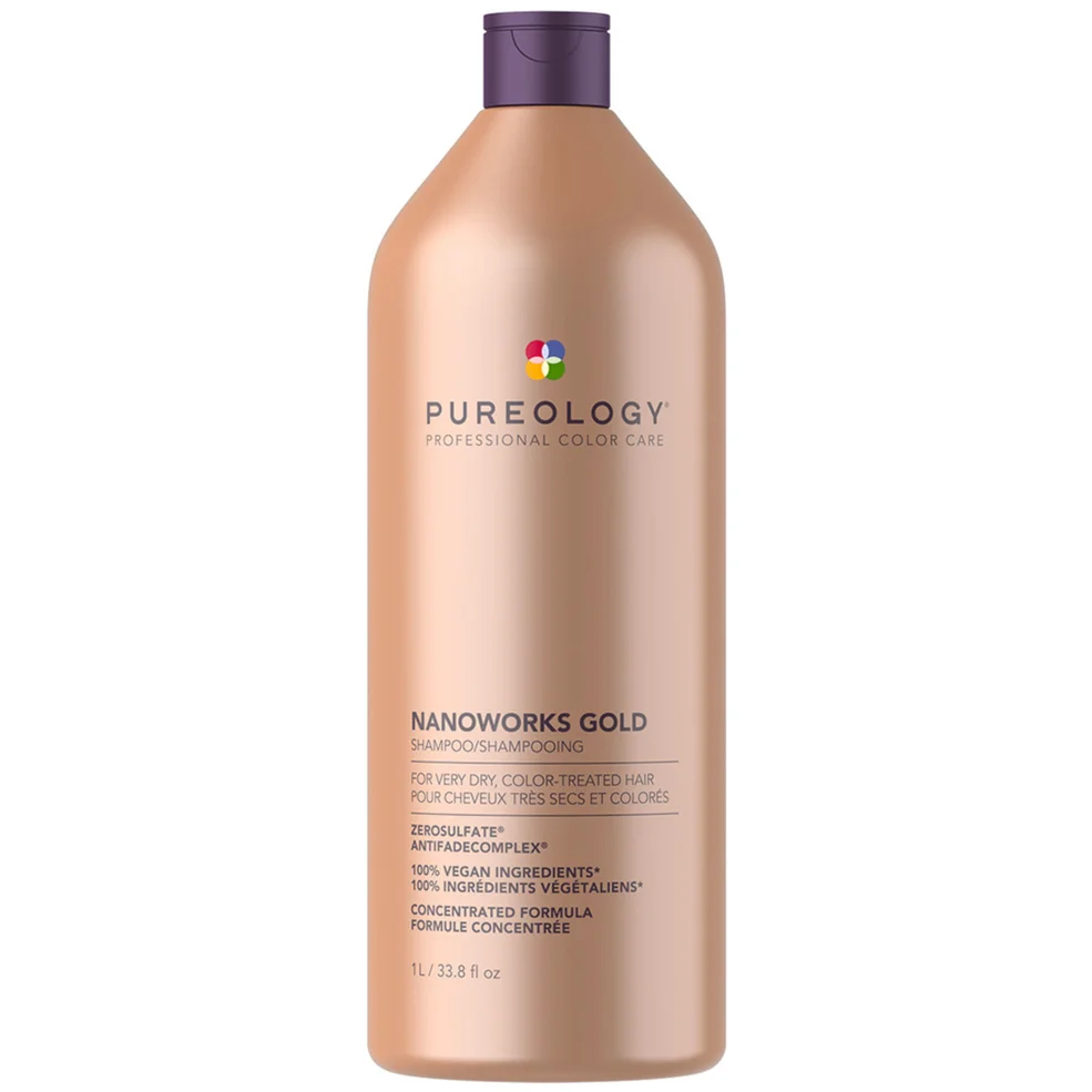Pureology Nanoworks Gold Shampoo 1000ml Imagen 1