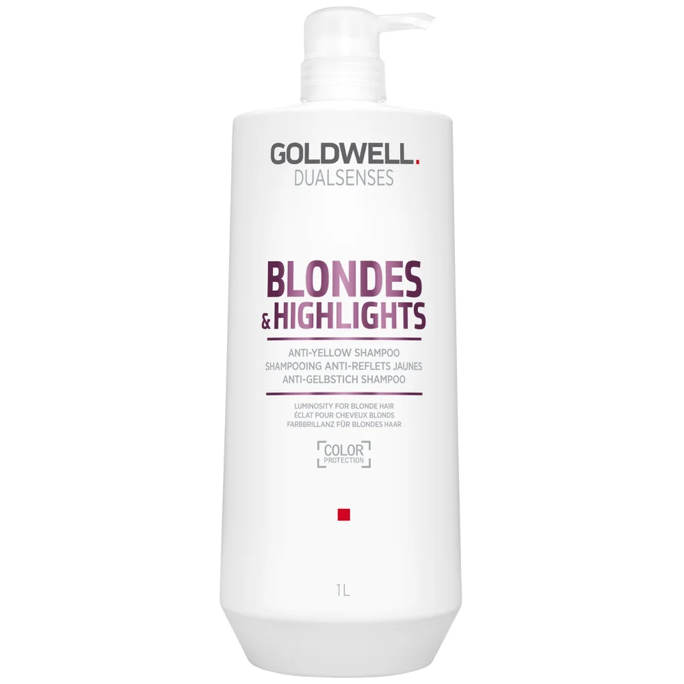 Goldwell Dualsenses Blonde & Highlights Anti-Yellow Shampoo 1000ml Imagen 1