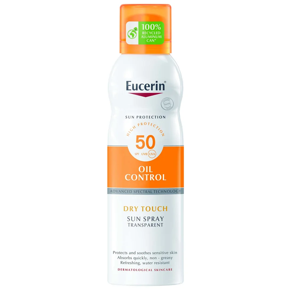 Eucerin Sensitive Protect Transparent Dry Touch Sun Spray SPF50 200ml Imagen 1