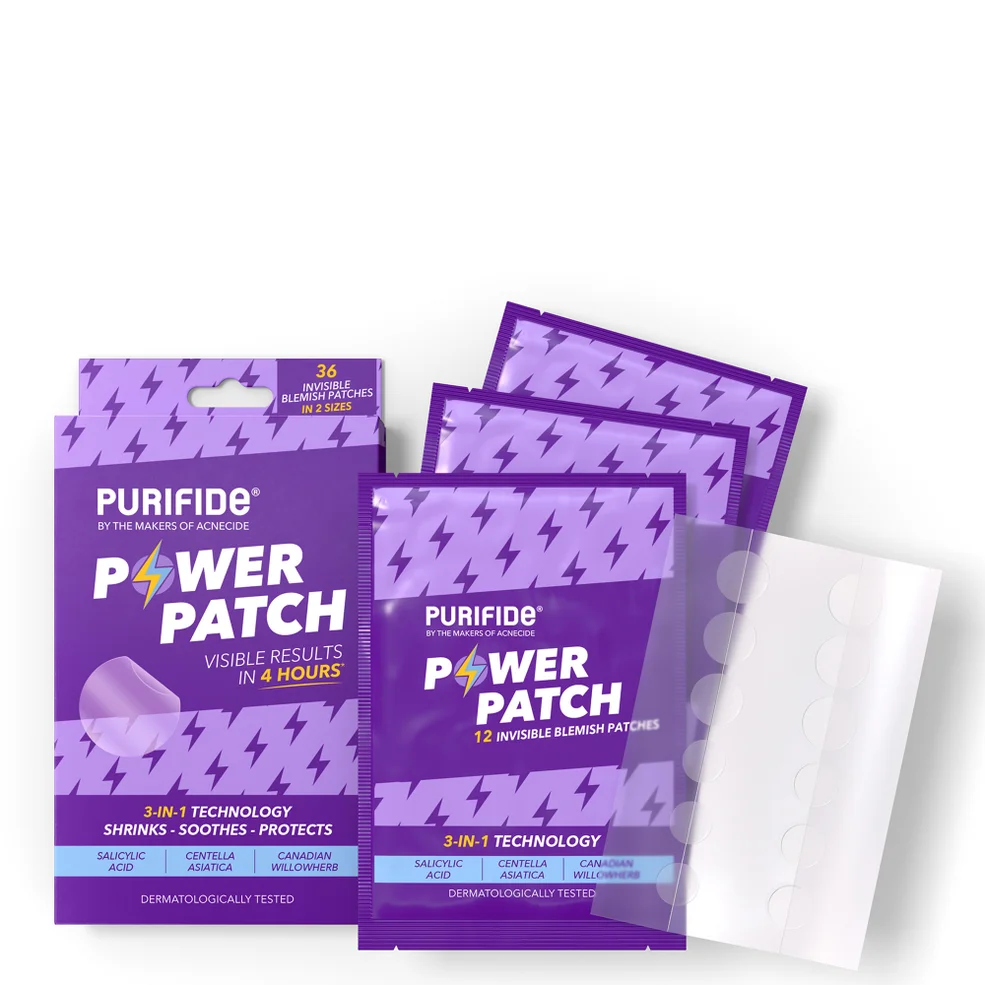 PURIFIDE by Acnecide 3-in-1 Power Patch Salicylic Acid Spot Patches for Blemish-Prone Skin 36 Spot Stickers Imagen 1