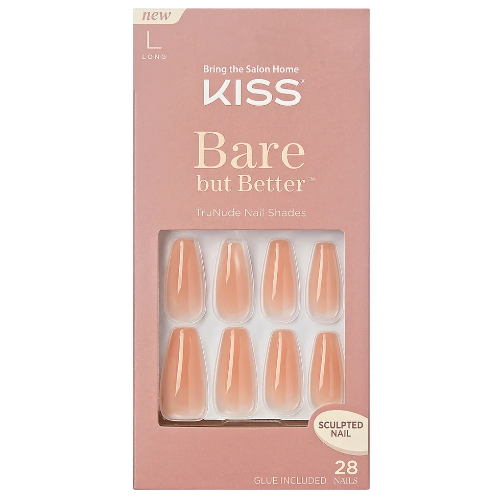 Kiss Bare But Better Nails - Nude Drama Imagen 1