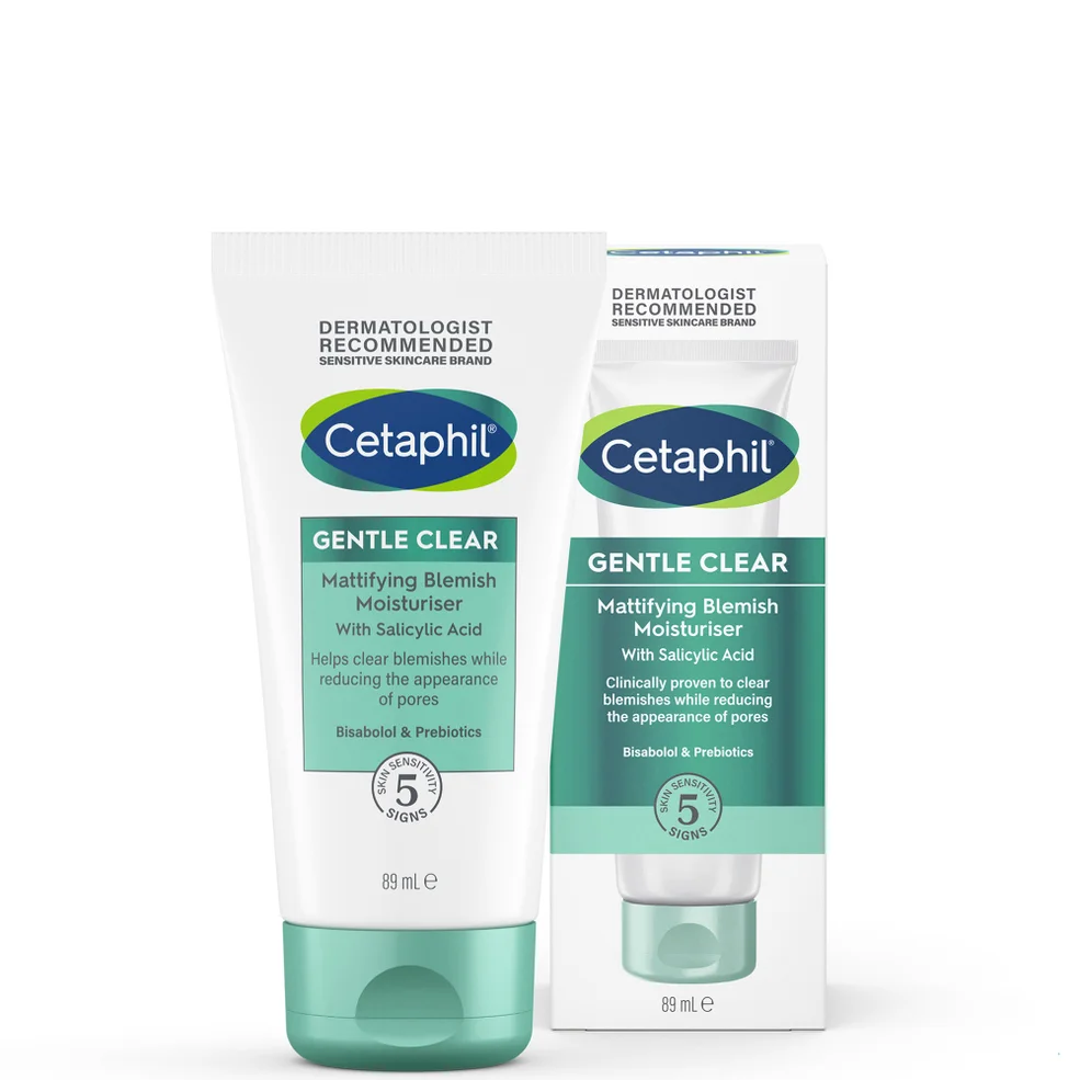 Cetaphil Gentle Clear Mattifying Blemish Face Cream with Salicylic Acid for Sensitive Skin 89ml Imagen 1