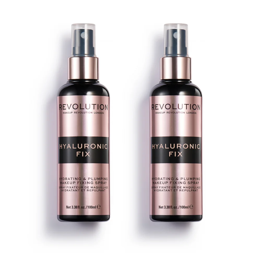 Makeup Revolution Hyaluronic Fixing Spray Duo Imagen 1