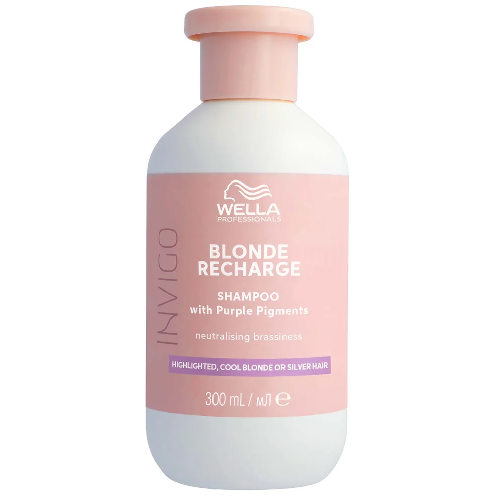 Wella Professionals Care Invigo Blonde Recharge Colour Refreshing Shampoo Cool Blonde 300ml Imagen 1