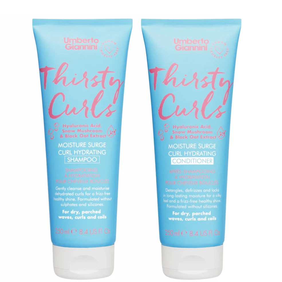 Umberto Giannini Thirsty Curls Shampoo and Conditioner Duo Imagen 1