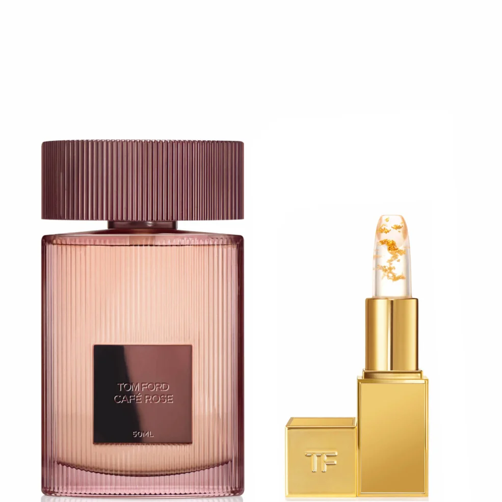 TOM FORD Café Rose Eau de Parfum 50ml and Lip Bundle Imagen 1