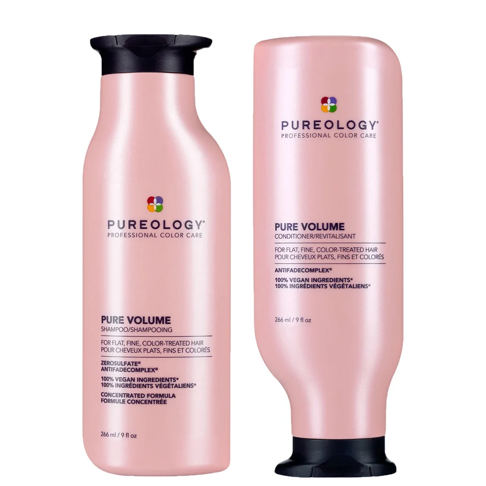 Pureology Pure Volume Shampoo and Conditioner Routine For Flat, Fine, Colour Treated Hair 266ml Imagen 1