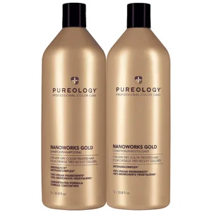 Pureology Nanoworks Gold Shampoo and Conditioner Routine For Very Dry, Colour Treated Hair - undefined undefined