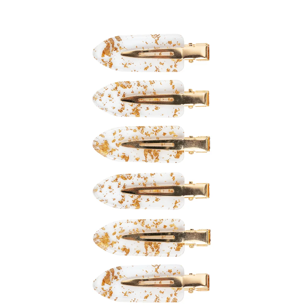 brushworks Gold Flake No Crease Clips Imagen 1
