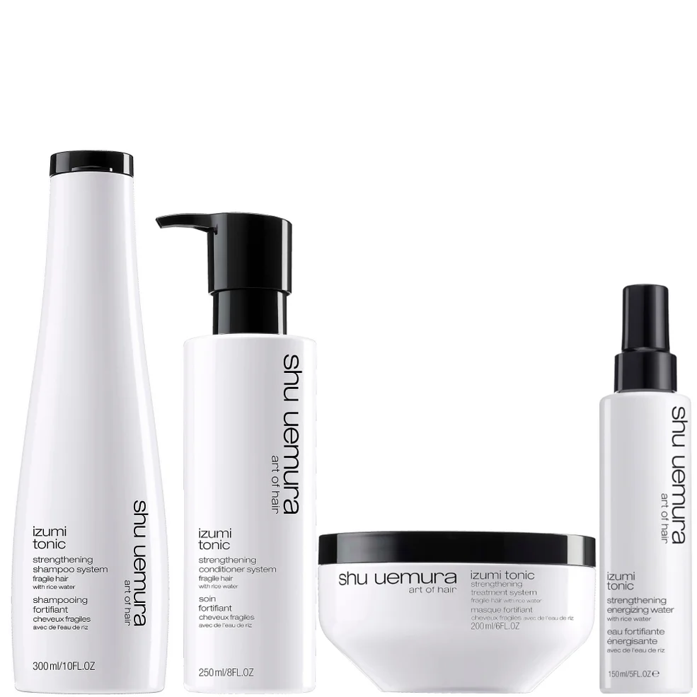 Shu Uemura Art of Hair Izumi Tonic Rice Water Shampoo, Conditioner, Hair Mask and Tonic Water Routine Imagen 1