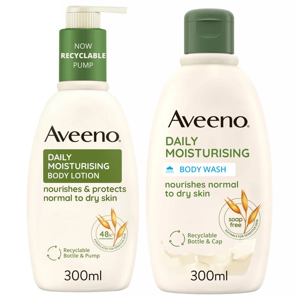 Aveeno Daily Moisturising Wash and Lotion Duo Imagen 1