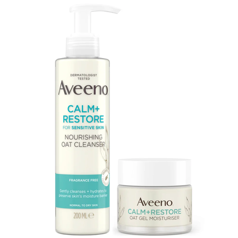 Aveeno Face Calm and Restore Sensitive Skin Best Seller Duo Imagen 1