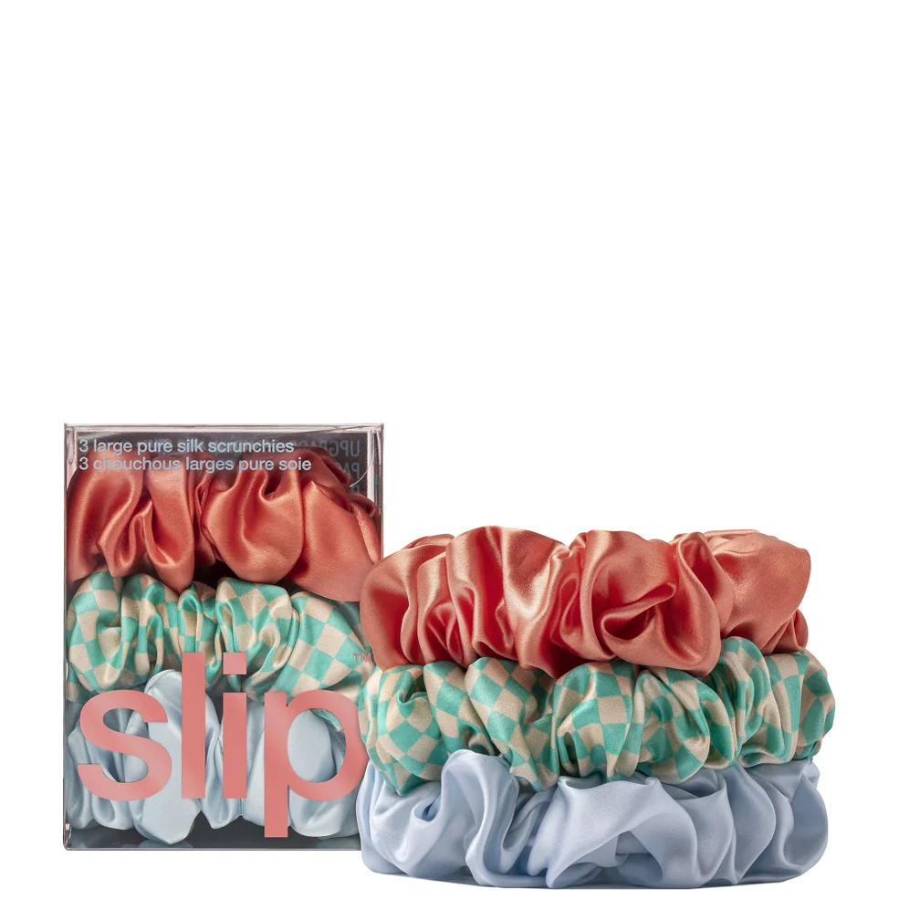 Slip Pure Silk Large Scrunchies - Sea Mist Imagen 1