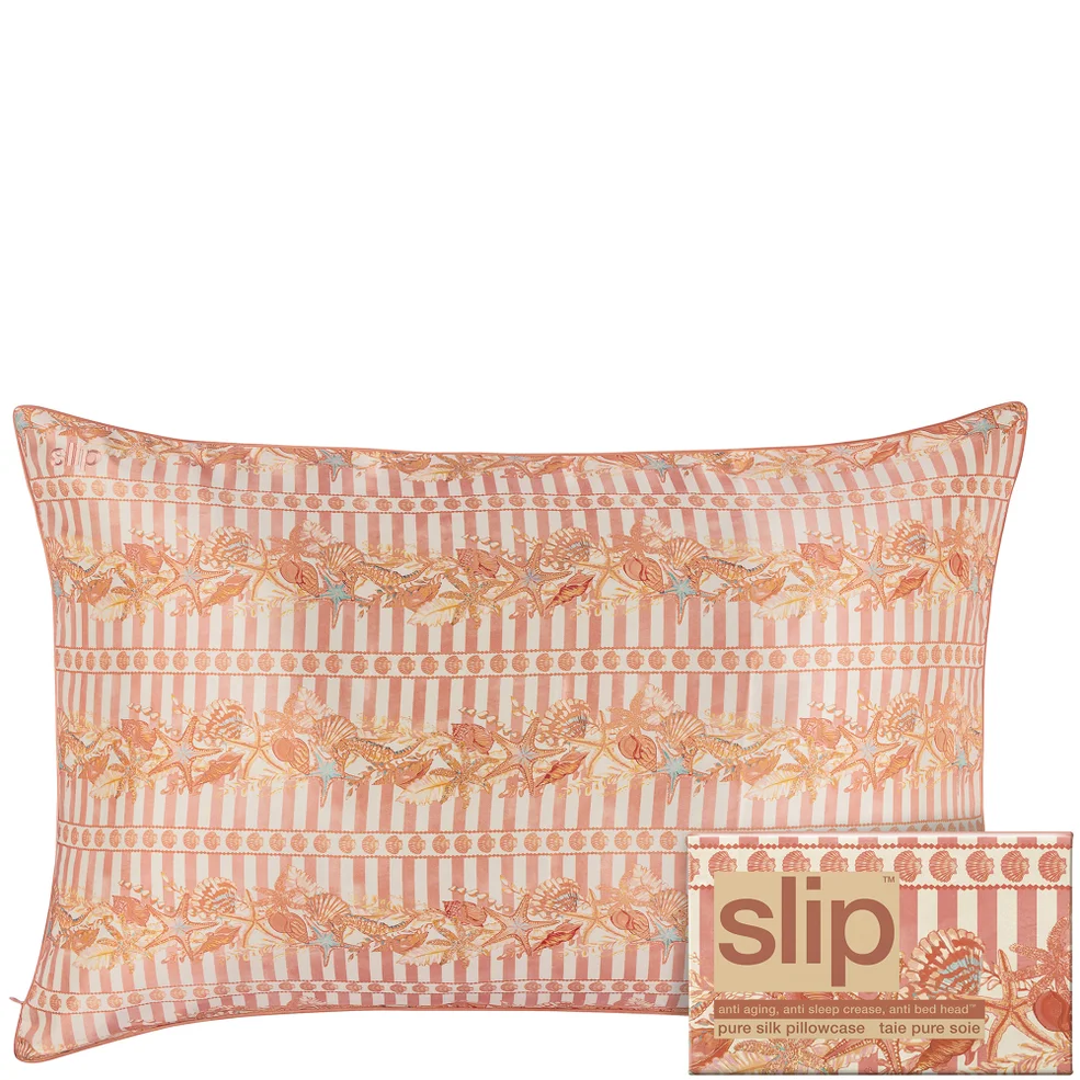 Slip Pure Silk Queen Pillowcase - Seashell Imagen 1