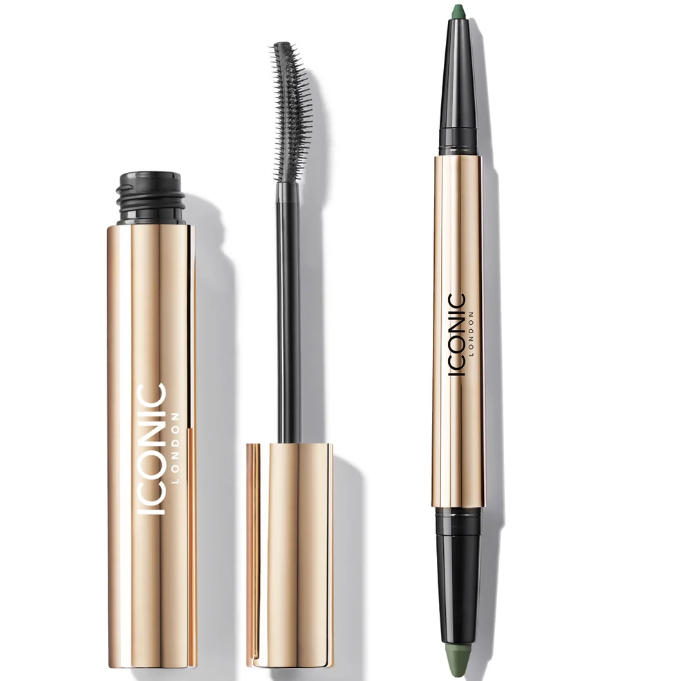 ICONIC London Enrich and Elevate Mascara and Kajal Eyeliner Bundle (Various Shades) Imagen 1