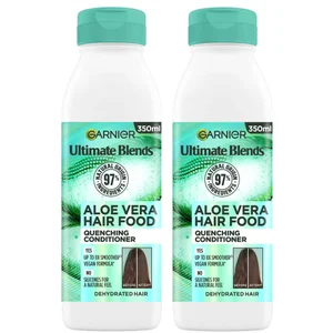 Garnier Ultimate Blends Aloe Vera 3-in-1 Plumping Hair Mask Duo - undefined undefined