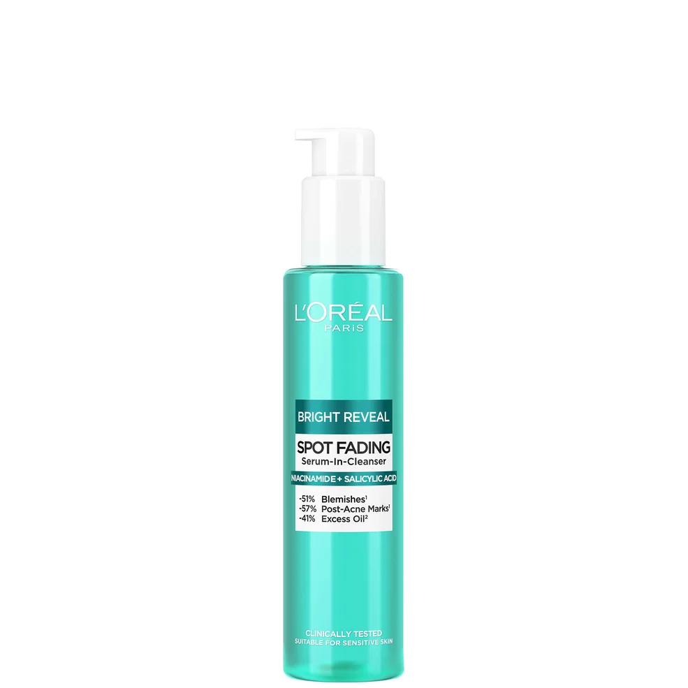 L'Oréal Paris Bright Reveal Spot Fading Serum-in-Cleanser with Niacinamide and Salicylic Acid 150ml Imagen 1