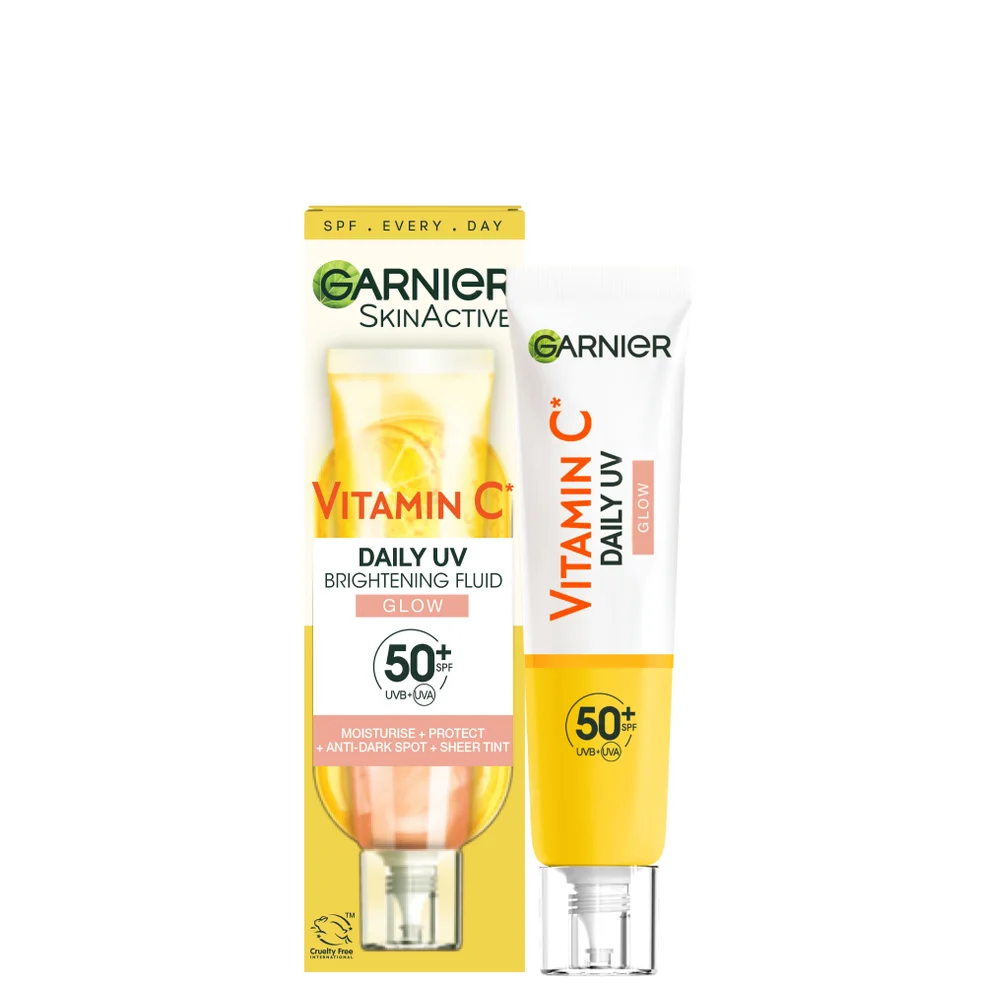 Garnier Vitamin C Daily UV Brightening Fluid Glow SPF 50+ 40ml Imagen 1