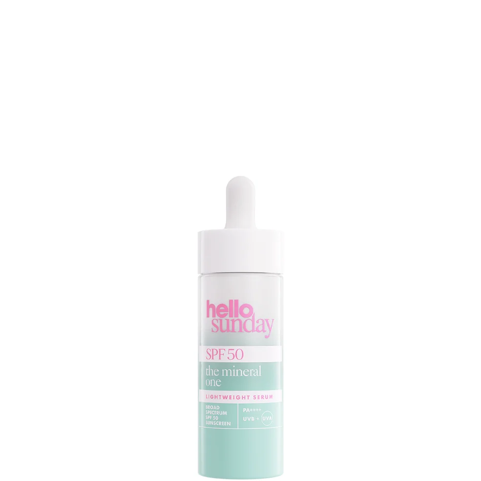 Hello Sunday The Mineral One Lightweight Serum with Hyaluronic Acid SPF50 30ml Imagen 1