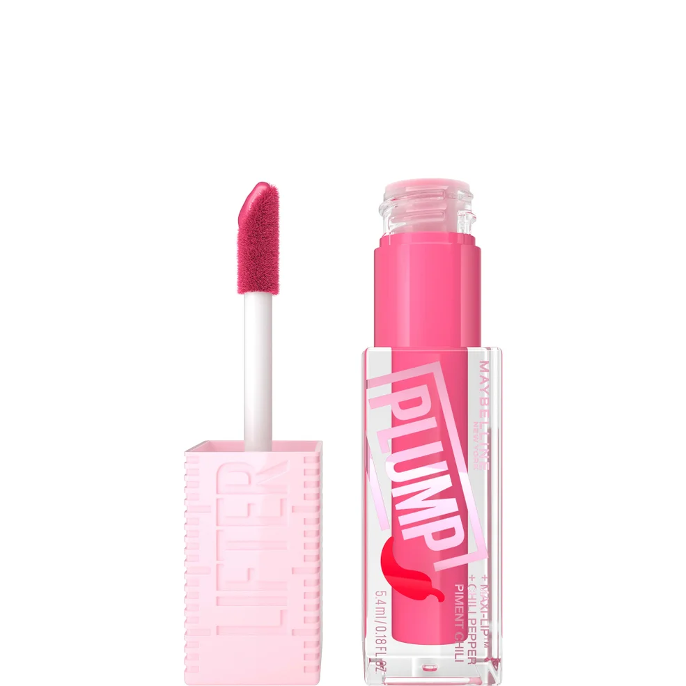 Maybelline Lifter Gloss Plumping Lip Gloss Lasting Hydration Formula With Hyaluronic Acid and Chilli Pepper (Various Shades) Imagen 1