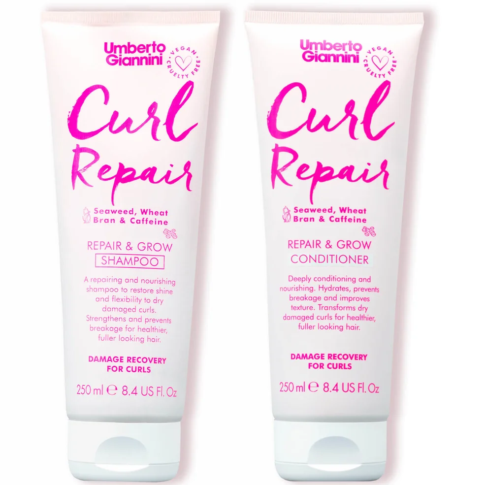 Umberto Giannini Curl Repair Shampoo and Conditioner Duo Imagen 1