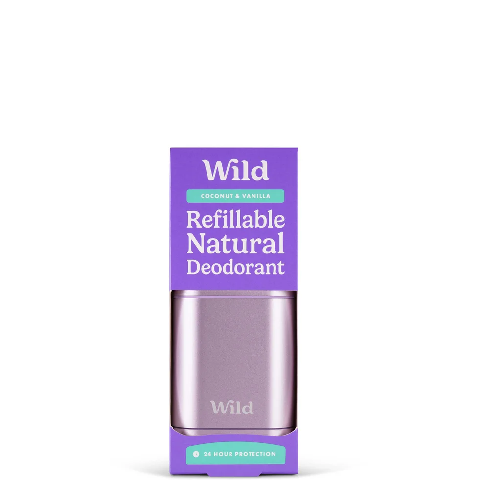 Wild Coconut and Vanilla Deodorant in Purple Case 40g Imagen 1