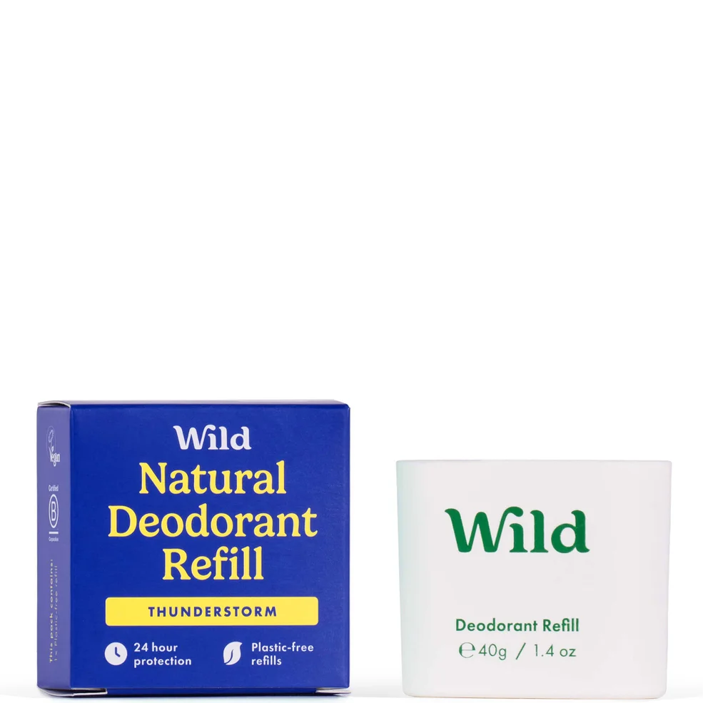 Wild Men's Fresh Cotton & Sea Salt Deodorant Refill Imagen 1