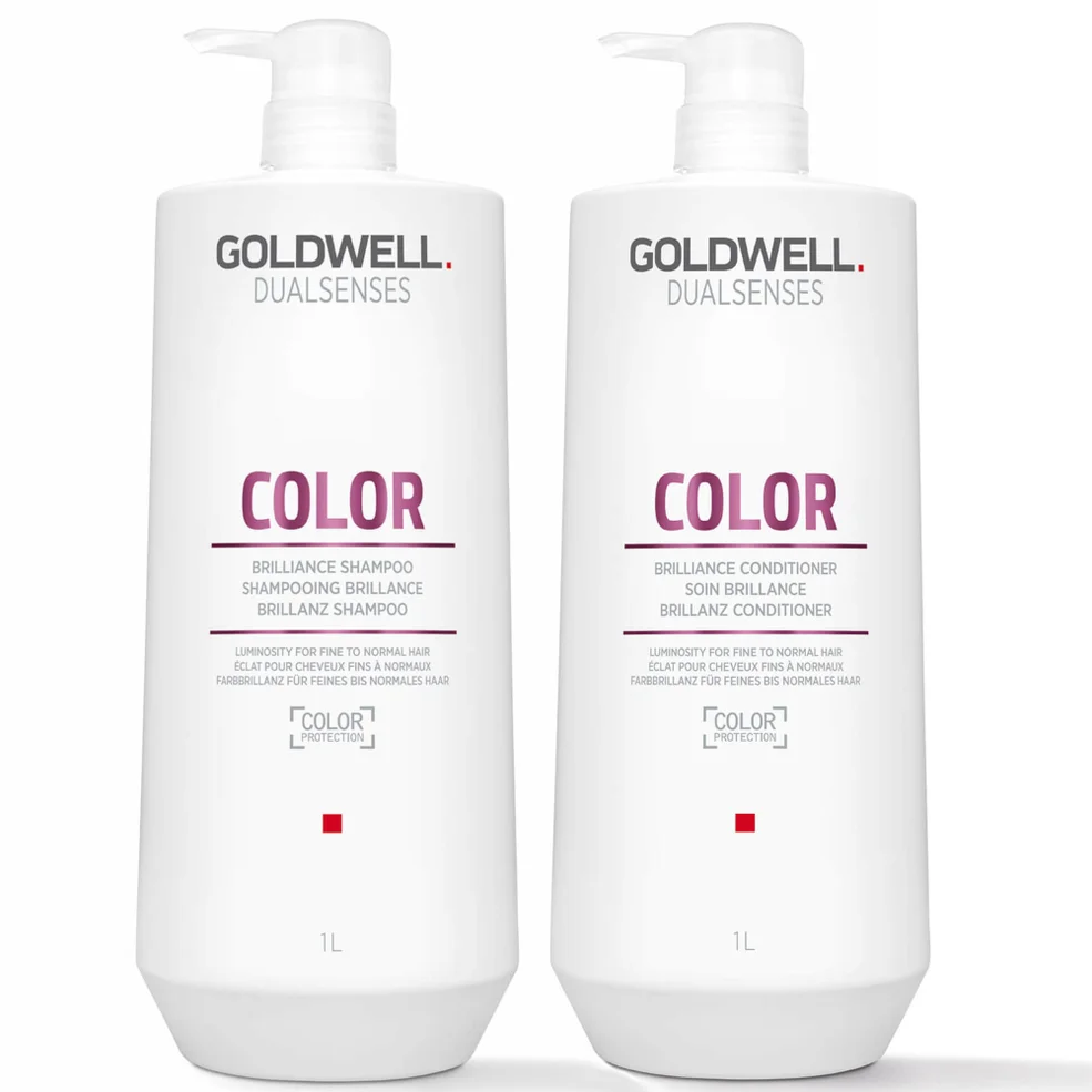 Goldwell Dualsenses Color Brilliance Shampoo and Conditioner 1L Duo Imagen 1