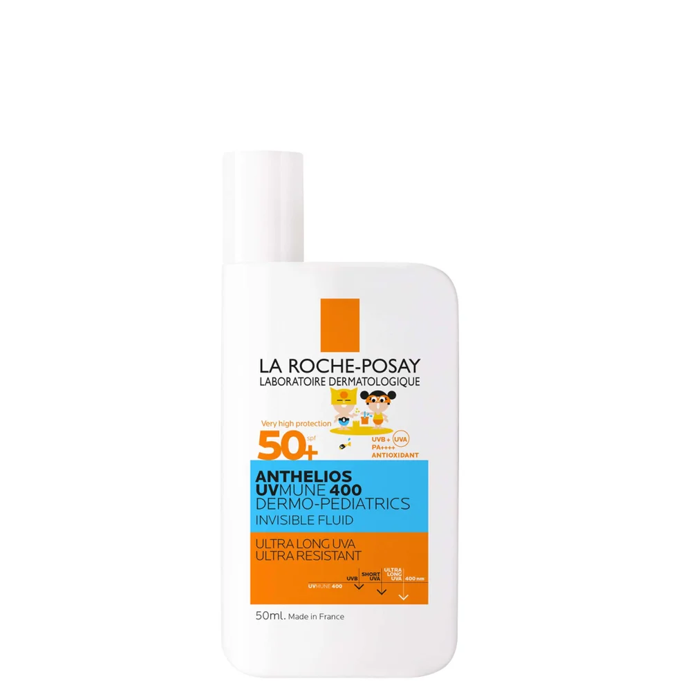 La Roche-Posay Anthelios UVMune 400 Dermo-Pediatrics Kids Ultra Light Invinsible Fluid SPF 50+ 50ml Imagen 1