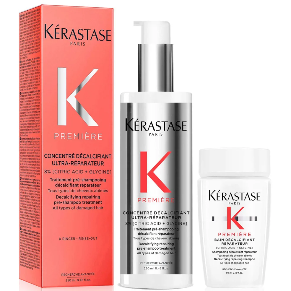 Kérastase Première Decalcifying Pre-Shampoo with Travel Size Shampoo for Damaged Hair with Pure Citric Acid Imagen 1