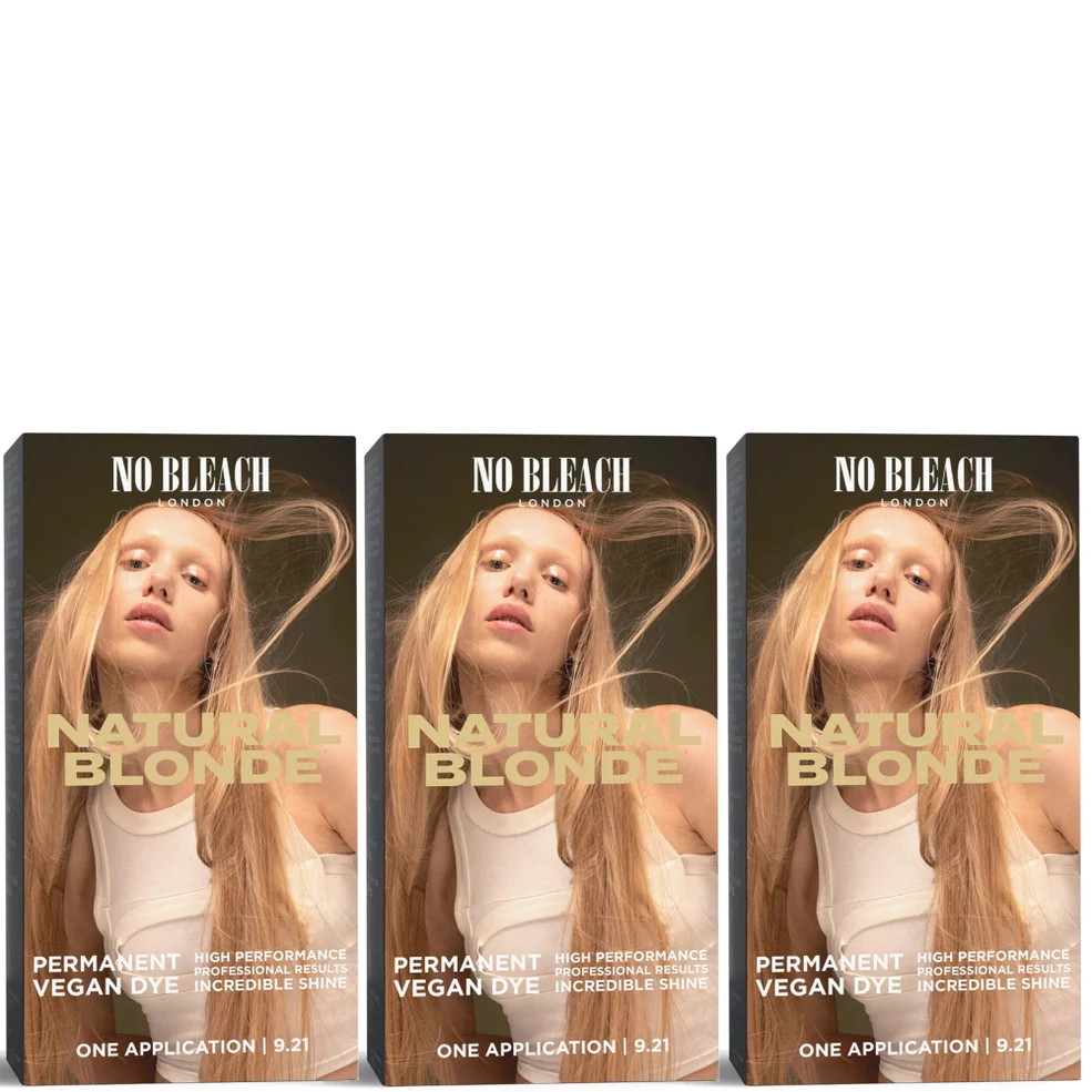 BLEACH LONDON Natural Blonde Permanent Kit Trio Imagen 1
