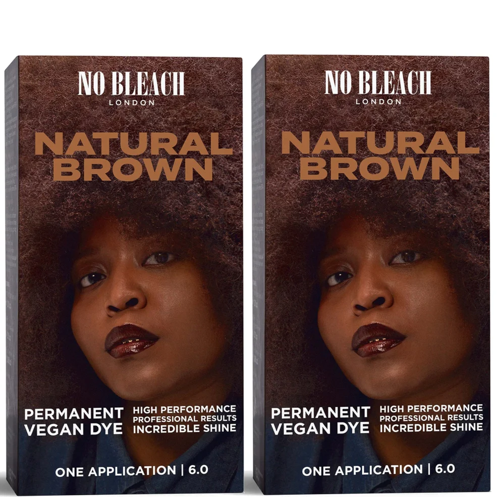 BLEACH LONDON Natural Brown Permanent Kit Duo Imagen 1