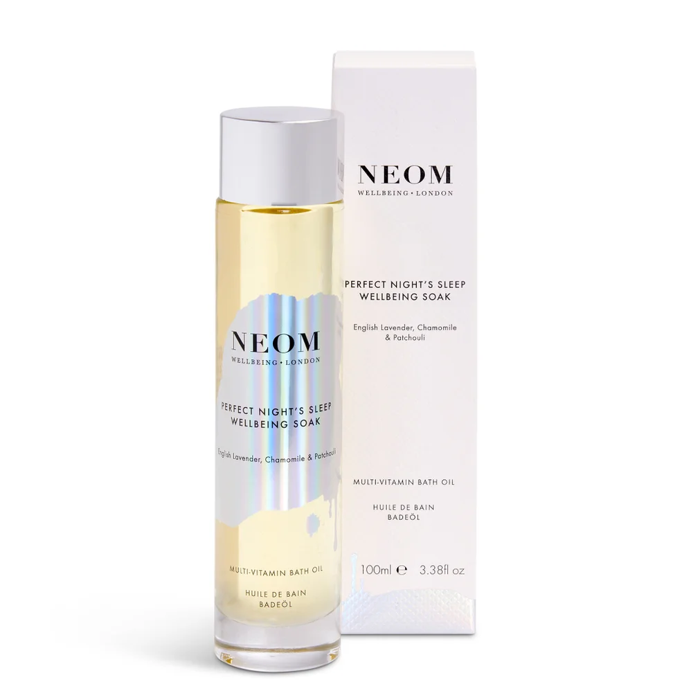 NEOM Perfect Night’s Sleep Wellbeing Soak Multi-Vitamin Bath Oil 100ml Imagen 1